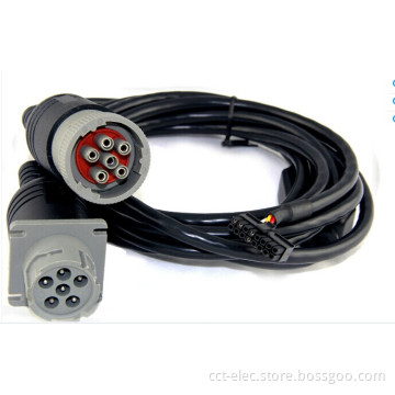 Deutsch J1708 6p M+F to Mx 3.0 Hsg Cable